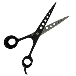 Ciseaux de coiffure professionnels de 6 pouces à lame droite, pour droitiers, en acier inoxydable, tranchants, pour usage en salon, personnalisables - Product Image 1