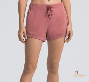 Elastic High Waist Solid Color Women's Zipper Fly Summer Shorts Pocket 100% Cotton Breathable Gym <b>Boxer</b> Hot Casual Plus Size - Product Image 2