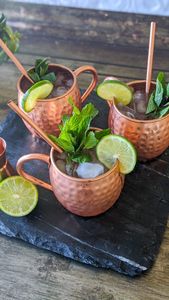 Copper <b>beverage</b> mug <b>set</b> garden pavilion cups reusable premium cocktail <b>serving</b> durable collection mugs - Product Image 6