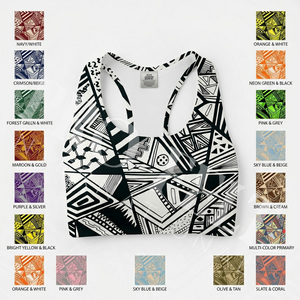 Non Wired Straps Custom Made Sports <b>Bra</b> Custom Logo Printed Racerback Fitness Breathable <b>Stretch</b> Activewear Workout Sports <b>Bra</b> - Product Image 1