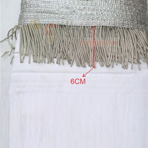 Elegantes flecos estilo borla que ofrecen un acabado suave y flecos de primera calidad para aplicaciones de moda. - Product Image 4