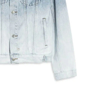 Custom Hot Autumn Men's Embroider <b>Black</b> Denim <b>Jacket</b> High Quality Loose Fashion <b>Jean</b> <b>Jackets</b> Custom Hot Autumn - Product Image 3