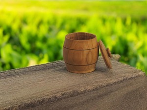 Hot Sale Vintage Handcrafted Wooden Canister for Spices Herbs & <b>Kitchen</b> Storage with Large Capacity BPA Free at Best Price - Product Image 6