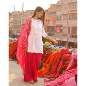 Ensemble jupe en mousseline de soie pour femme, blanc, manches longues, taille XS - Product Image 2