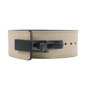 Ceinture de musculation en cuir de vache ultra résistante 8MM 10MM 13MM d'épaisseur pour squats, soulevés de terre, musculation et entraînement de force - Product Image 1