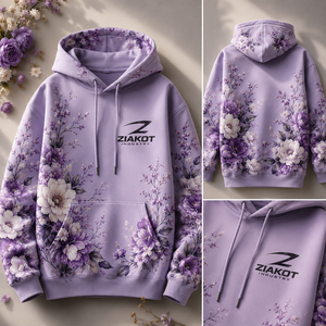 Custom Printed Winter <b>Men's</b> Hoodies-Cotton Fleece <b>Pullover</b> with Pocket - Product Image 5