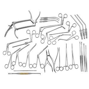 ชุดเครื่องมือผ่าตัด FESS สแตนเลสสตีล ใช้ซ้ำได้ ระดับ Class I ISO13485 เครื่องมือหู คอ จมูก สำหรับการผ่าตัดซินัสและจมูกด้วยกล้องส่องตรวจภายใน - Product Image 3