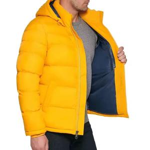 Men’s Thermal Puffer Jacket Winter Hooded Quilted <b>Coat</b> Warm Insulated Lightweight Windproof Outdoor Casual Cold Weather - Product Image 6