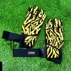 Gants de frappe de Baseball à longue manchette gants de frappe professionnels durables pour adultes en peau de mouton Cabretta gants en cuir - Product Image 6