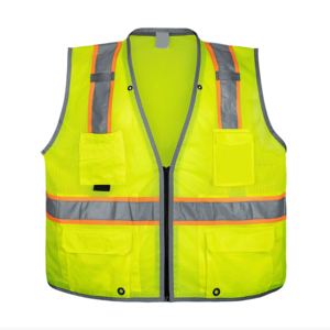 เสื้อกั๊กนิรภัยสะท้อนแสงคุณภาพสูงสำหรับงานขายส่ง แบบ unisex สกรีนลายได้ตามต้องการ ดีไซน์ใหม่ น้ำหนักเบา ซักได้ - Product Image 2