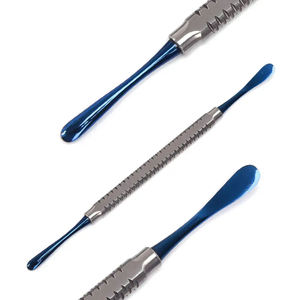 Instrumental Quirúrgico Dental, Juego de Herramientas Manuales de Clase I con Empuñadura Azul Antideslizante, Shuja Surgico - Product Image 2