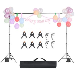 Kit Supporto per Sfondo Fotografico Regolabile 8,5 X 10 ft, 2 Treppiedi Resistenti, Supporto Portatile per Sfondo - Product Image 1