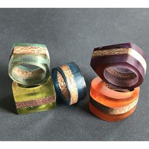 อุปกรณ์ทำเครื่องประดับแหวนนิ้วไม้เรซิ่นทันสมัย - Product Image 2