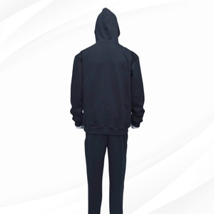 Chándal de alta calidad estilo streetwear con bordado de chenilla personalizado para hombre, logotipo personalizable. - Product Image 5