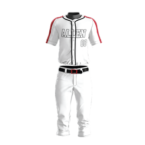 Men's Baseball Uniform Set Breathable Polyester Jersey New Design Team Sportswear Printed Youth <b>Athletic</b> Apparel - Product Image 4