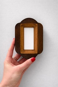 Modern Minimalist Wooden <b>Picture</b> <b>Frame</b> <b>for</b> Durable and <b>Wall</b> Mounted Elegant Home Decoration Photo Holder <b>For</b> Living Rom - Product Image 2