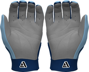 Guantes de Bateo de Béisbol al por Mayor, Color Azul Cielo, Puño Corto, Cierre de Gancho y Bucle Antideslizante, Alta Calidad, Hechos en Adiha Impex - Product Image 2