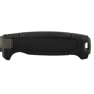 Couteaux de plein air à lame fixe noire avec lame à revêtement foncé, poignée texturée antidérapante, étui de protection et passant de ceinture pour le camping - Product Image 4
