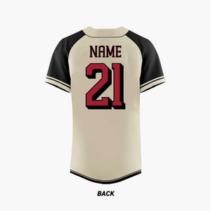 Maillots de baseball personnalisés en twill avec logo d'équipe brodé, chemise de baseball professionnelle à boutons, grande taille respirante pour hommes USA - Product Image 2