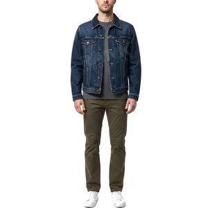 Chaquetas de Mezclilla para Hombre de Alta Calidad 100%, Chaqueta de Invierno con Cuello Camisero Personalizado, Diseño al Precio Más Bajo - Product Image 3