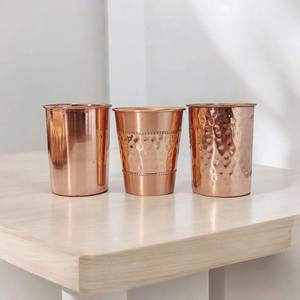 ขวดน้ำทองแดง-แบบอายุรเวท ขัดเงาด้วยมือ ดีไซน์ทันสมัย เก็บอุณหภูมิได้ 0-6 ชั่วโมง - Product Image 3