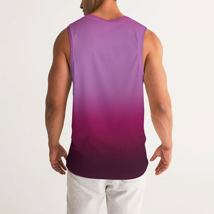 Débardeurs Homme Éco-responsables Personnalisés à Logo Imprimé en Sérigraphie, Coupe Ajustée, en Spandex/Coton, pour Entraînement, à Prix Usine - Product Image 3