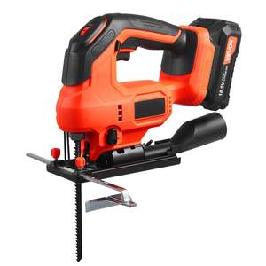 20 V motore Brushless Jig Saw LED luce 3500 SPM velocità lama 6 velocità variabile 0-45 tagli smussati 4 impostazioni orbitali legno - Product Image 1