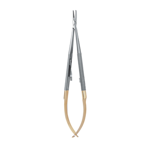 Porte-aiguille droit Castroviejo Perma Sharp 14 cm, instrument chirurgical dentaire en acier inoxydable, kit d'outils de suture de précision - Product Image 1