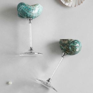 Copa de <span class=keywords><strong>Vino</strong></span> de Concha <span class=keywords><strong>Marina</strong></span>, Copas de Champán de Concha Natural, para Decoración de Fiestas y Bodas, y para Regalo, Copa Highball Creativa - Product Image 6