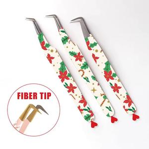 Pinzas para Pestañas de Halloween, de Acero Inoxidable con Punta de Fibra, Herramientas de Precisión para Extensión de Pestañas - Product Image 2