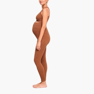 Conjunto de Yoga de Maternidad de Cintura Alta Personalizado al por Mayor, de Secado Rápido y Absorción de Humedad, Sujetador Deportivo y Pantalones para Fitness para Mujer - Product Image 4