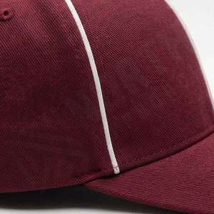 Casquette de baseball unisexe OEM tendance avec boucle en cuivre argenté, protection de la tête, imperméable, en polyester/coton, prix abordable, design 6 panneaux - Product Image 6