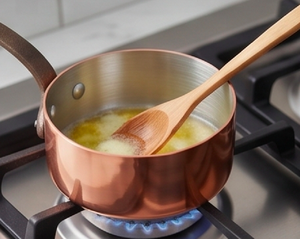 Ustensiles de cuisine en or rose poli avec poignée en laiton pour la cuisine, les hôtels, les restaurants et l'usage domestique - Product Image 6