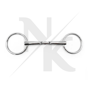 Bocado de acero inoxidable de calidad premium con anillo suelto para caballo, equipo profesional de equitación, boquilla de cobre con rodillo, al por mayor, manta para caballo - Product Image 3
