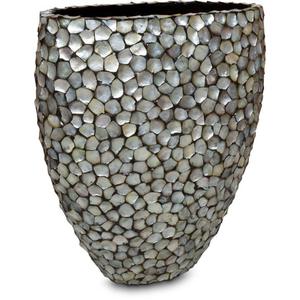 Macetero de Metal con Incrustaciones de Hueso, Hecho a Mano, Forma Redonda, Estilo Minimalista, para Decoración del Hogar, Producto de Lujo, Exportaciones al por Mayor - Product Image 5