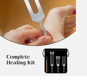 Ensemble de diapasons pour la guérison - Appareils de guérison par fréquence 128Hz 256Hz 512Hz, A... - Product Image 4