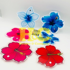 Meilleures ventes : Extensions de cils en acrylique durables, nouvelles tuiles à cils, magnifique couleur rouge, forme cœur, papillon, en promotion - Product Image 2