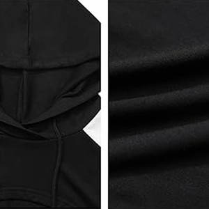 Sudadera con Capucha Casual de Invierno para Mujer, Personalizada OEM, Color Sólido, Transpirable, Antipilling, Corte Recortado, con Impresión de Logotipo Personalizado, MOQ Bajo - Product Image 6