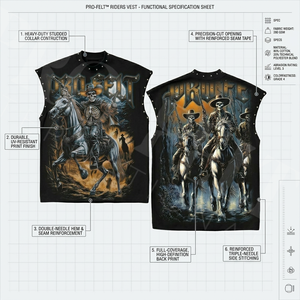 T-shirt sans manches sur mesure de haute qualité, tendance, avec motif gothique punk, streetwear d'été, débardeur, vêtements tendance, OEM ODM - Product Image 3