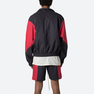Wholesale Custom Two Piece <b>Wind</b> <b>Breaker</b> Jacket Light Weight Windbreaker Short Sets Custom Contrast Color Windbreaker set - Product Image 3