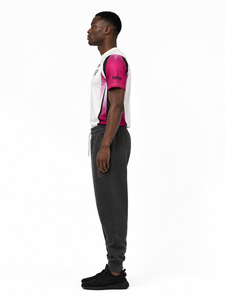 Pantalon de jogging en molleton écoresponsable sur mesure de haute qualité pour homme, coupe ample, taille mi-haute, avec cordon de serrage, grandes tailles - Product Image 3