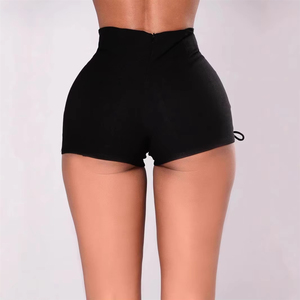 Shorts de Encaje para Mujer, Cintura Media, Elástica, Transpirable, Ajustados, Estilo Urbano, Casuales, Lisos, Personalizables - Product Image 5