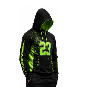 Sweat-shirts à capuche personnalisés pour hommes, sublimés, pour l'entraînement sportif, la salle de sport, la remise en forme, les équipes sportives - Product Image 5