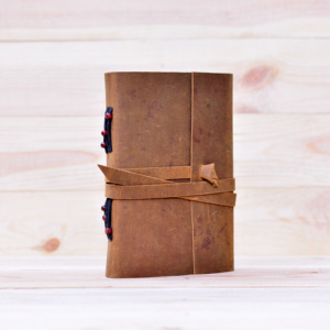 New Hardcover Leather <b>Journal</b> Cotton Paper Vintage Style Perfect Gift High Quality Leather Bound Notebook for <b>Writing</b> & Sketch - Product Image 3