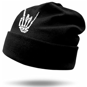 Wholesale Custom Logo Beanies <b>Winter</b> Knit Hats Unisex Acrylic Warm Skull <b>Cap</b> Bulk Plain Beanie Manufacturer - Product Image 4