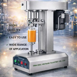 Máquina Selladora en Frío Semiautomática con Motor Eléctrico, la Más Vendida, para Botellas Transparentes de PET, Latas, Bebidas, Alimentos y Productos Químicos - Product Image 1