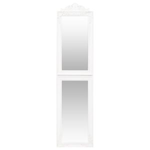 <b>Free</b>-<b>Standing</b> 19.7\"x78.7\" <b>Mirror</b> in Elegant <b>White</b>-Floor <b>Mirror</b> - Product Image 3