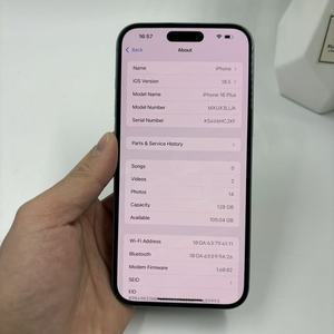 Smartphone Cellulare 5G iPhone 16 Plus Originale Usato Sbloccato all'Ingrosso 128G - Product Image 4