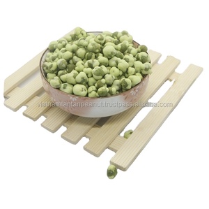 Tan Tan Hot OEM Snacks biologiques Pois verts séchés au wasabi Prêts à consommer Qualité vietnamienne Emballage en vrac personnalisable ODM - Product Image 2