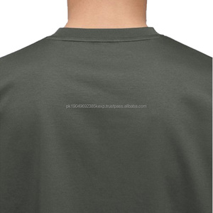 T-shirts streetwear grande taille personnalisés de haute qualité 100% coton pour hommes T-shirt surdimensionné unisexe vierge uni - Product Image 5